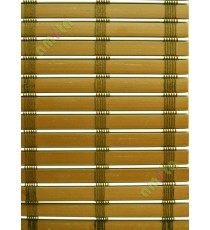 Rollup mechanism brown and white brown stripes  PVC blind